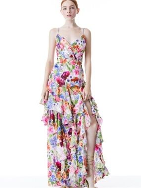 Alice + Olivia Floral Maxi Dress